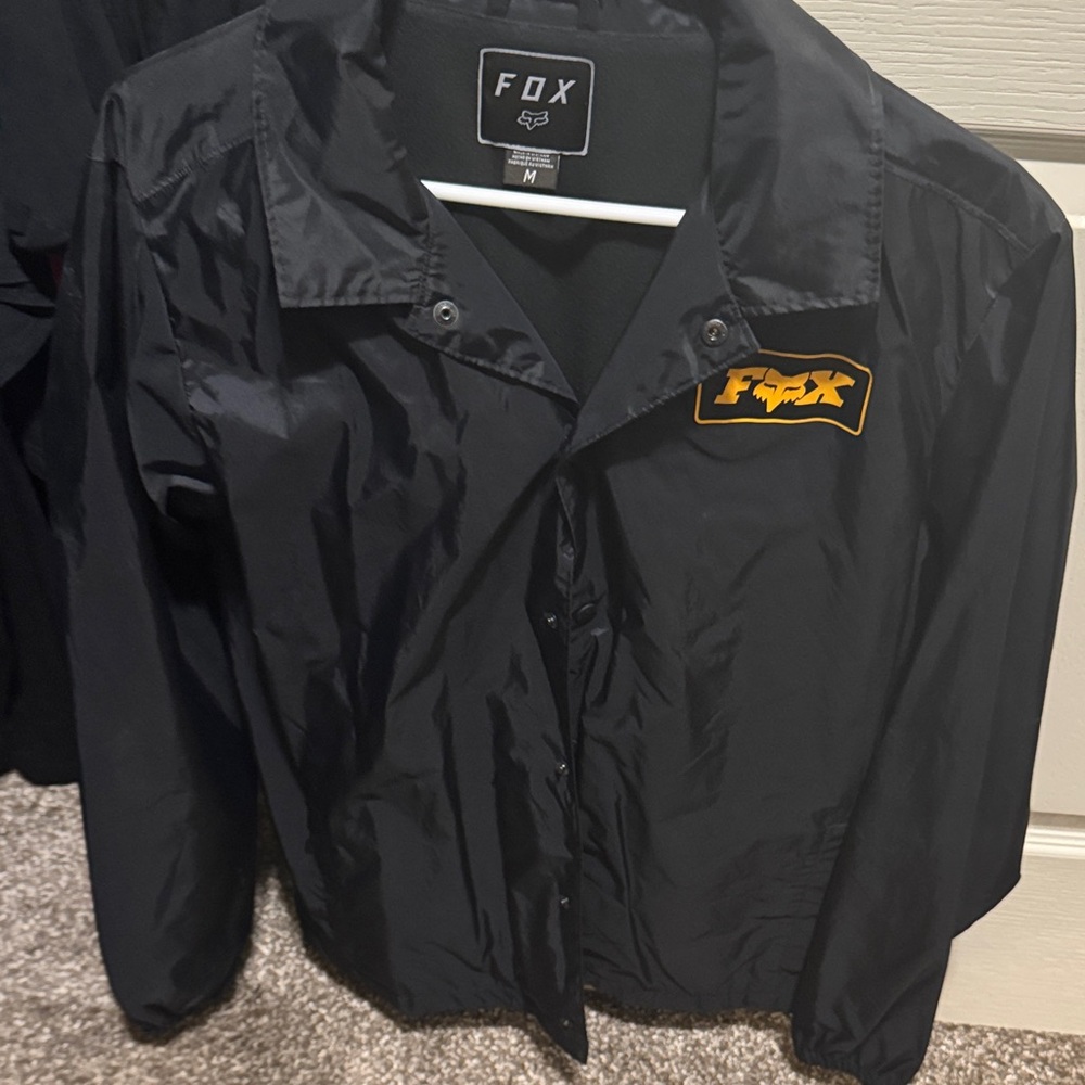 Fox Black and Gold Lightweight Jacket